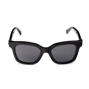 Moncler 50MM Square Sunglasses Black
